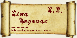Mina Magovac vizit kartica